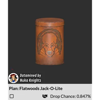 Plan: Flatwoods Jack-O-Lite