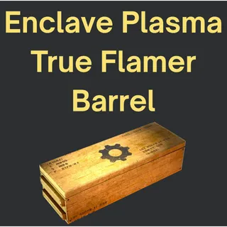 Mod: Enclave Plasma Gun True Flamer Barrel x2