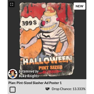 Pint-Sized Slasher Ad Poster 1