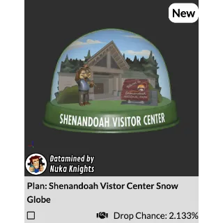 Plan: Shenandoah Visitor Center Snow Globe