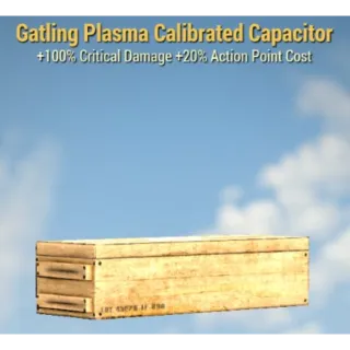 gatling plasma calibrated capacitor