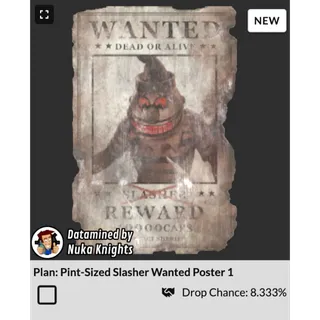 Plan: Pint-Sized Slasher Wanted Post