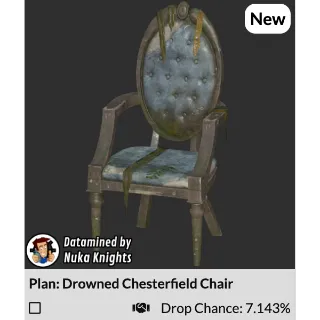drowned chesterfield chair