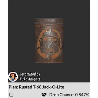 Plan: Rusted T-60 Jack-O-Lite