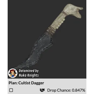 Plan: Cultist Dagger
