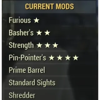 furious bash strength minigun