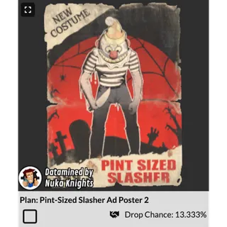 Pint-Sized Slasher Ad Poster 2