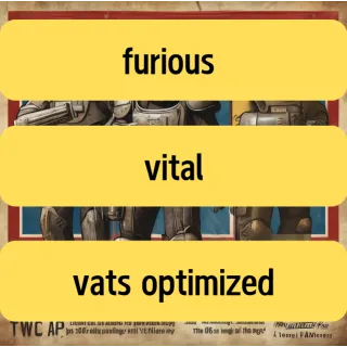 furious vital vats optimized