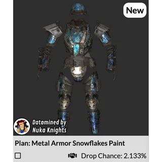 Plan: Metal Armor Snowflakes Paint
