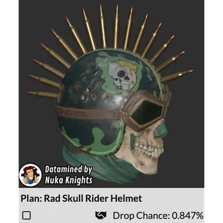 Plan: Rad Skull Rider Helmet