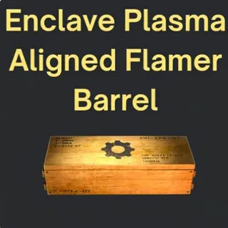 aligned flamer barrel