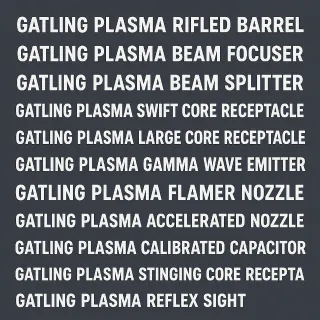 all 11 gatling plasma box mods