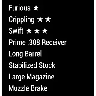 Furious Crippling Light Machine Gun