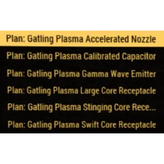 gatling plasma plans