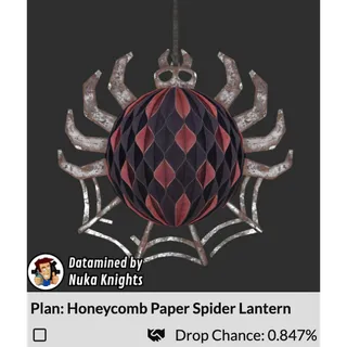 Plan: Honeycomb Paper Spider Lantern