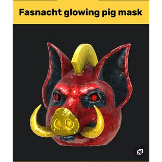 glowing pig