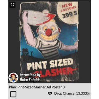 Pint-Sized Slasher Ad Poster 3