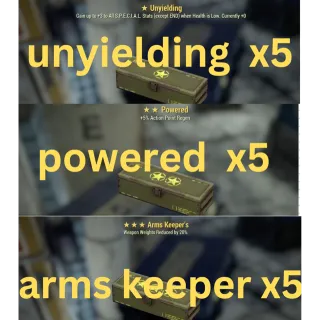 unyielding powered arms keeper