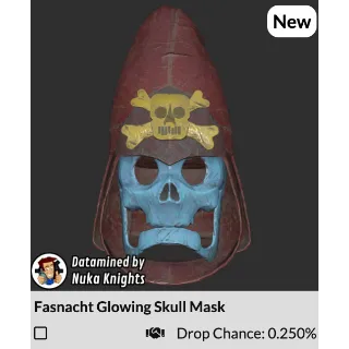 glowing skull