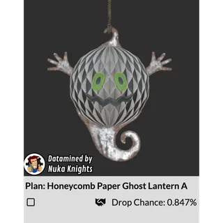 Plan: Honeycomb Paper Ghost Lantern A
