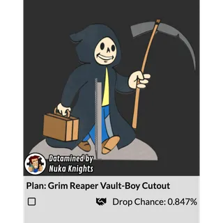 Plan: Grim Reaper Vault-Boy Cutout
