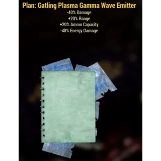 Gatling plasma gamma wave emitter