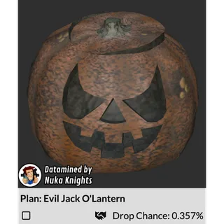 Plan: Evil Jack O'Lantern