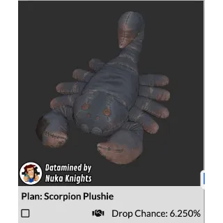 Plan: Scorpion Plushie