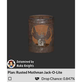 Plan: Rusted Mothman Jack-O-Lite