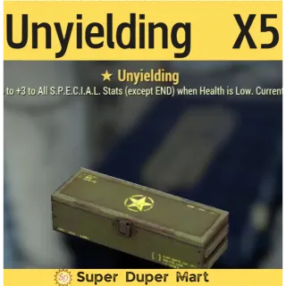 unyielding mod x5