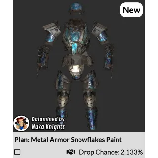 Plan: Metal Armor Snowflakes Paint