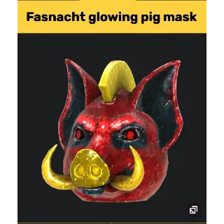 glowing pig