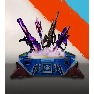 Splitgate Prime Gaming Epic and Legendary Weapon Skins Nebula Rocket BFB SMG Hunt Sniper