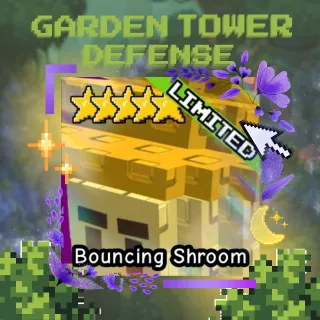 BOUNCING SHROOM | GARDEN TOWER DEFENSE