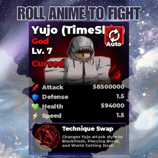 Cursed Yujo (TimeSkip) - Roll Anime to Fight!