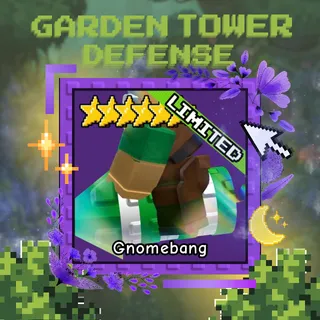 GNOMEBANG | GARDEN TOWER DEFENSE