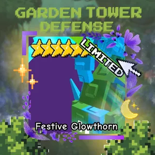 Festive Glowthorn - Garden Tower Defense