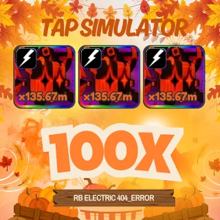 100X RAINBOW ELECTRIC 404_ERROR | TAP SIMULATOR