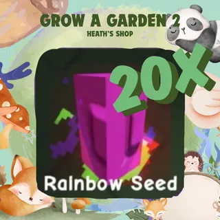 20x Rainbow Seed - Grow A Garden 2