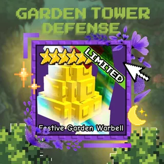 Festive Garden Warbell - Garden Tower Defense