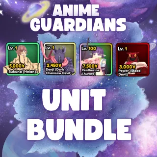 ANIME GUARDIANS UNIT BUNDLE - SUKUNA, DENJI, FEATHERINE, POWER