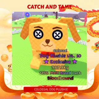 COLOSSAL DOG PLUSHIE