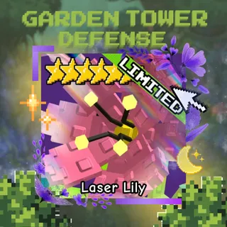 LASER LILY | GARDEN TOWER DEFENSE