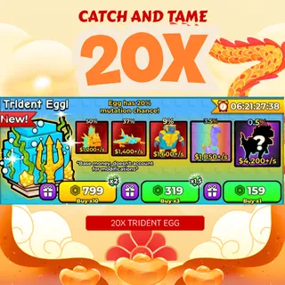 20x Exclusive Trident Egg