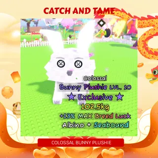 COLOSSAL BUNNY PLUSHIE