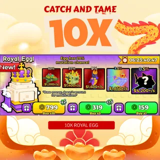 10x Exclusive Royal Egg