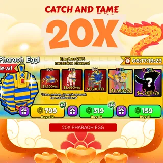 20x Exclusive Pharaoh Egg