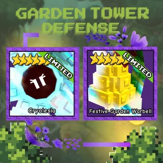 CRYOLESIA + FESTIVE GARDEN WARBEL | GARDEN TOWER DEFENSE