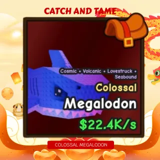 22.4k/s RIDEABLE COLOSSAL MEGALODON