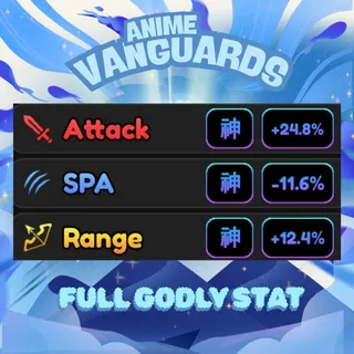 GODLY DMG, SPA, RNG | ANIME VANGUARDS